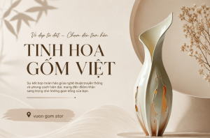 4 Ý Tưởng Cắm Hoa Nghệ Thuật Với - Bình Gốm Ngọn Lửa Sứ Độc Bản