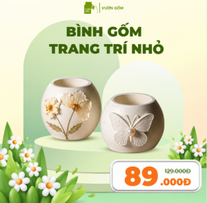 Bình Gốm Trang Trí Nhỏ