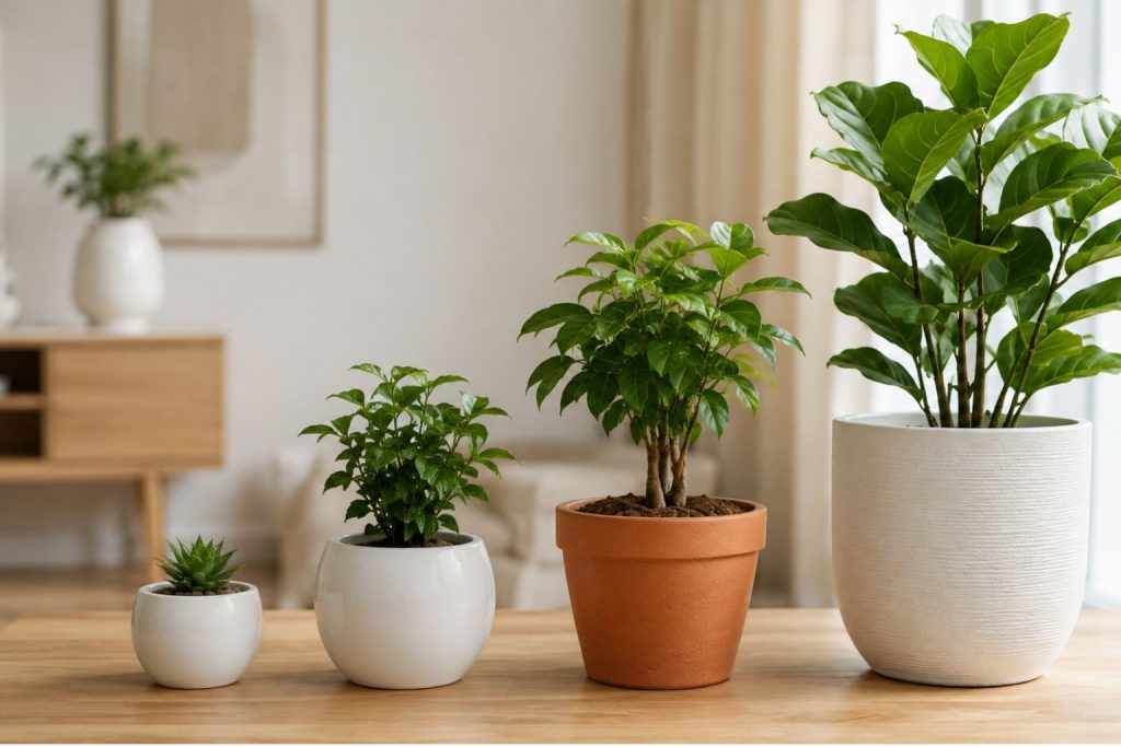 chọn chậu phù hợp